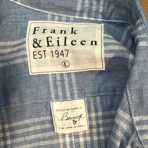 Frank & Eileen Blue Plaid Shirt